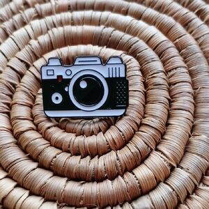 NEW Camera Enamel Pin